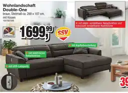 Möbelfundgrube Wohnlandschaft Double-One Angebot