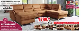 Möbelfundgrube couchliebe Wohnlandschaft Leonardo Angebot
