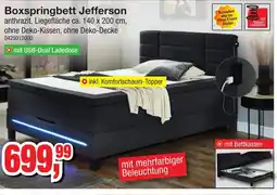 Möbelfundgrube Boxspringbett Jefferson Angebot