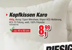 Möbelfundgrube Kopfkissen Karo Angebot