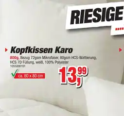 Möbelfundgrube Kopfkissen Karo Angebot