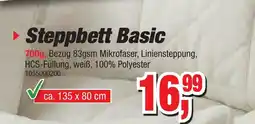 Möbelfundgrube Steppbett Basic Angebot