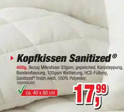 Möbelfundgrube Kopfkissen Sanitized Angebot