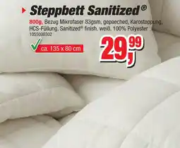 Möbelfundgrube Steppbett Sanitized Angebot