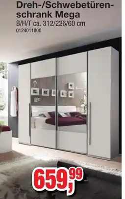 Möbelfundgrube Dreh-/Schwebetüren- schrank Mega Angebot