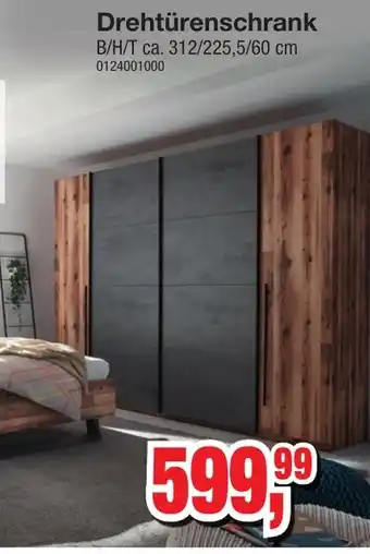 Möbelfundgrube Schlafzimmer Sarnia Drehtürenschrank Angebot