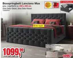 Möbelfundgrube Boxspringbett Lanciano Max Angebot