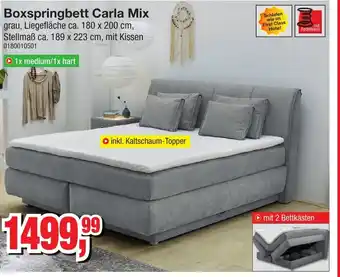 Möbelfundgrube Boxspringbett Carla Mix Angebot