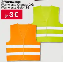 Woolworth Warnweste Angebot