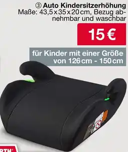 Woolworth Auto Kindersitzerhöhung Angebot