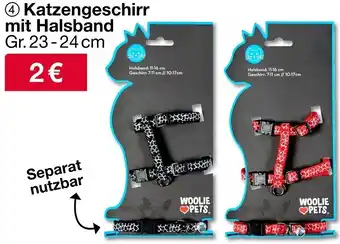 Woolworth Katzengeschirr mit Halsband Angebot