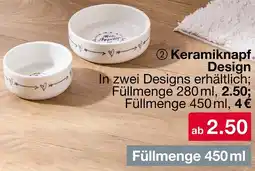 Woolworth Keramiknapf Design Angebot