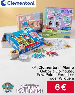 Woolworth Clementoni Memo Angebot