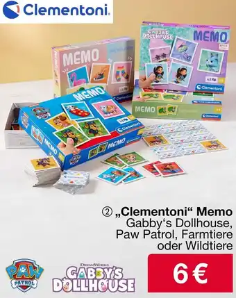 Woolworth Clementoni Memo Angebot
