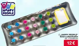 Woolworth HAPPY PEOPLE Solar-Luftmatratze Angebot