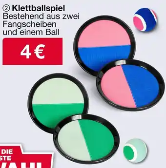 Woolworth Klettballspiel Angebot