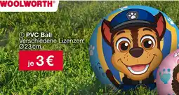 Woolworth PVC Ball Angebot