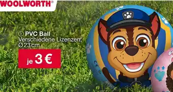 Woolworth PVC Ball Angebot