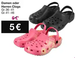 Woolworth Damen oder Herren Clogs Angebot