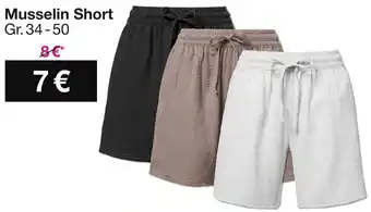 Woolworth Musselin Short Angebot