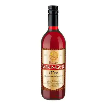 Netto Marken-Discount Roter Wikinger Met Honigweinmischgetränk 6,0 % vol 0,75 Liter - Inhalt: 6 Angebot