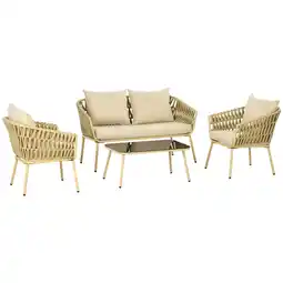 Netto Marken-Discount Outsunny Gartenmöbel-Set Polyester Angebot
