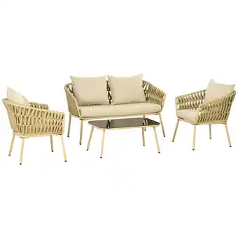 Netto Marken-Discount Outsunny Gartenmöbel-Set Polyester Angebot