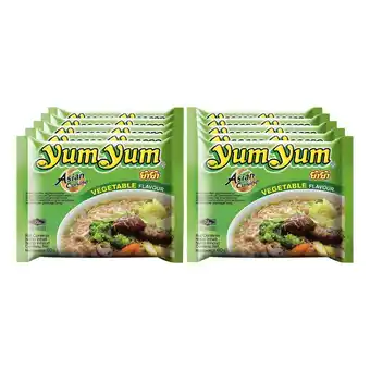Netto Marken-Discount Yum Yum Instantnudeln Gemüse 60 g, 10er Pack - Inhalt: 2 Flaschen Angebot