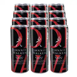 Netto Marken-Discount Johnnie Walker & Cola 10 % vol 0,25 Liter Dose, 12er Pack Angebot