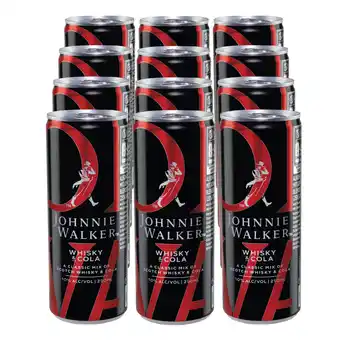 Netto Marken-Discount Johnnie Walker & Cola 10 % vol 0,25 Liter Dose, 12er Pack Angebot