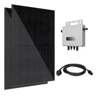 Netto Marken-Discount VALE Mini-PV 900-EF8N-O, Bifaziales Balkonkraftwerk 900W / 800 W Angebot