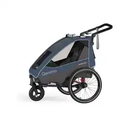 Netto Marken-Discount Qeridoo Fahrradanhänger Sportrex 1 Limited Edition Jeans Blue Baby Theraline Set Angebot