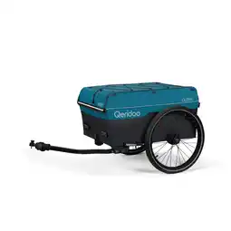 Netto Marken-Discount Qeridoo Fahrradanhänger Qubee Limited Edition Petrol Bollerwagen Set Angebot