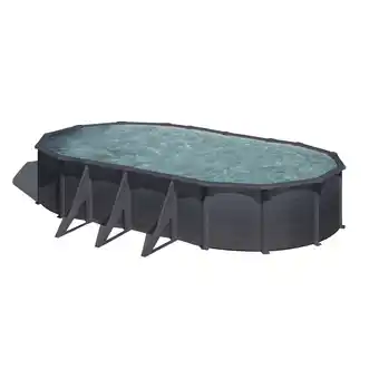 toom Baumarkt GRE Stahlwandpool-Set 'Fidji' 730 x 375 x 120 cm mit Sicherheitsleiter und Sandfilteranlage Angebot