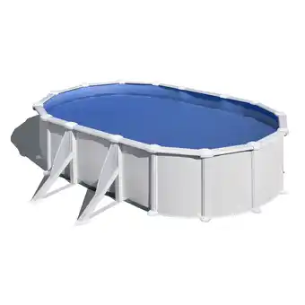 toom Baumarkt GRE Stahlwandpool-Set 'Atlantis' 634 x 575 x 132 cm mit Sicherheitsleiter und Sandfilteranlage Angebot