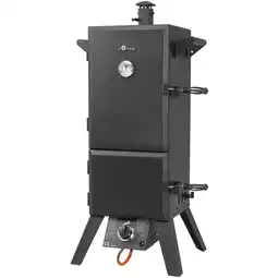 toom Baumarkt El Fuego Gasgrill-Smoker 'Portland XL' schwarz 64 x 127,5 x 50 cm Angebot