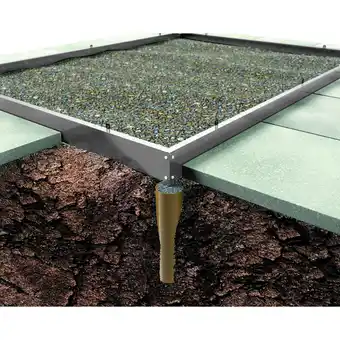 toom Baumarkt Halls Fundament für 'Magnum 108' 8,3 m² Gewächshaus Angebot