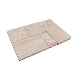 toom Baumarkt Diephaus Terrassenplatte 'T-Court Multi' Beton sandsteinfarben 121 x 80 x 5 cm Angebot
