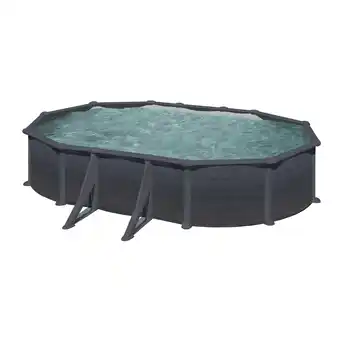 toom Baumarkt GRE Stahlwandpool-Set 'Granada' 610 x 375 x 132 cm mit Sicherheitsleiter und Sandfilteranlage Angebot
