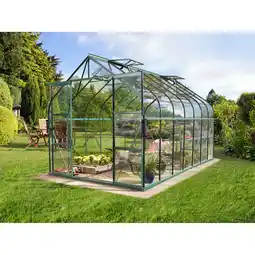toom Baumarkt Vitavia Gewächshaus 'Diana 11500' 254,4 x 441 cm mit 3 mm Sicherheitsglas smaragdfarben Angebot