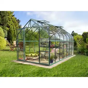 toom Baumarkt Vitavia Gewächshaus 'Diana 11500' 254,4 x 441 cm mit 3 mm Sicherheitsglas smaragdfarben Angebot
