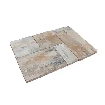 toom Baumarkt Diephaus Terrassenplatte 'T-Court Multi' Beton muschelkalkfarben 121 x 80 x 5 cm Angebot