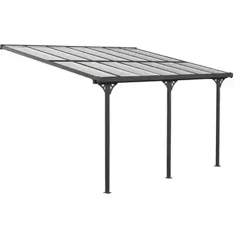 toom Baumarkt Westmann Terrassenüberdachung 'Bruce' Aluminium schwarz 300 x 435 x 270 cm Angebot