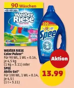 PENNY WEIßER RIESE Color Pulver Angebot