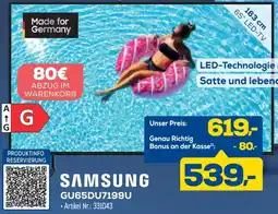 Euronics Berlet SAMSUNG GU65DU7199U Angebot