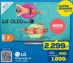 Euronics Berlet LG 77C58 OLED-TV Angebot