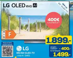 Euronics Berlet LG 65C58 OLED-TV Angebot