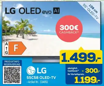 Euronics Berlet LG 55C58 OLED-TV Angebot