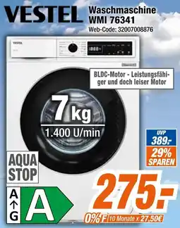 Expert VESTEL Waschmaschine WMI 76341 Angebot
