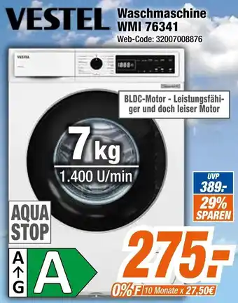 Expert VESTEL Waschmaschine WMI 76341 Angebot